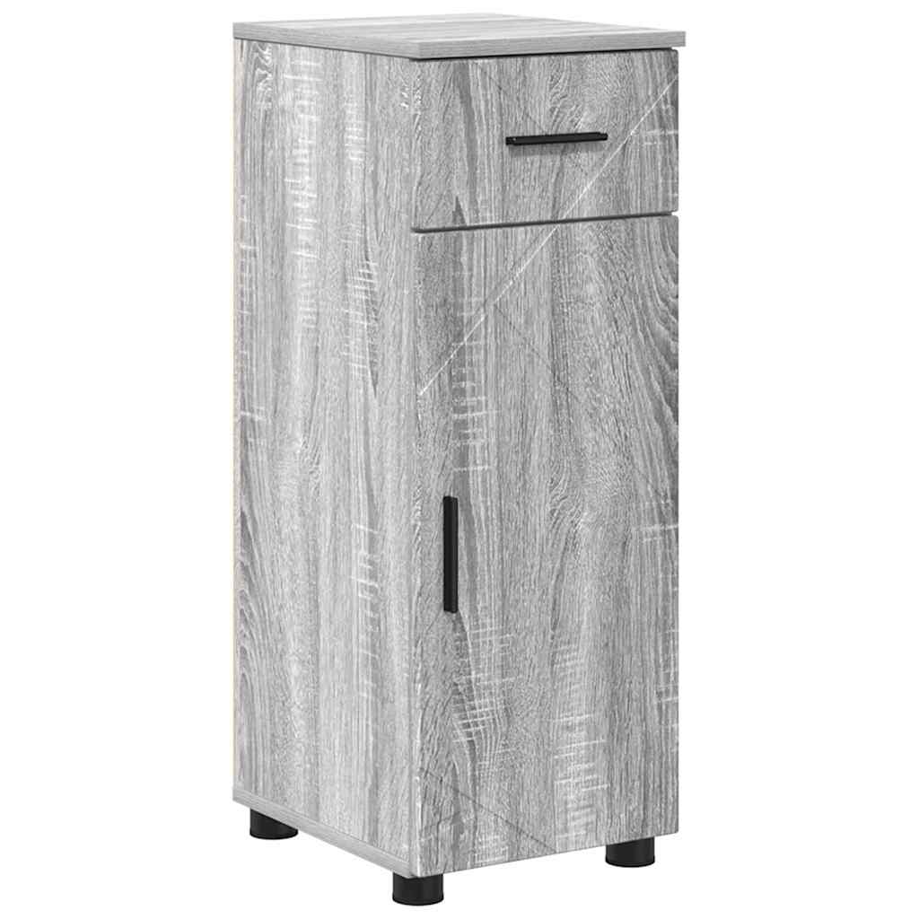 Set di mobili per il bagno 4 pz Grigio Sonoma 61 x 35 x 64 cm | homemem39