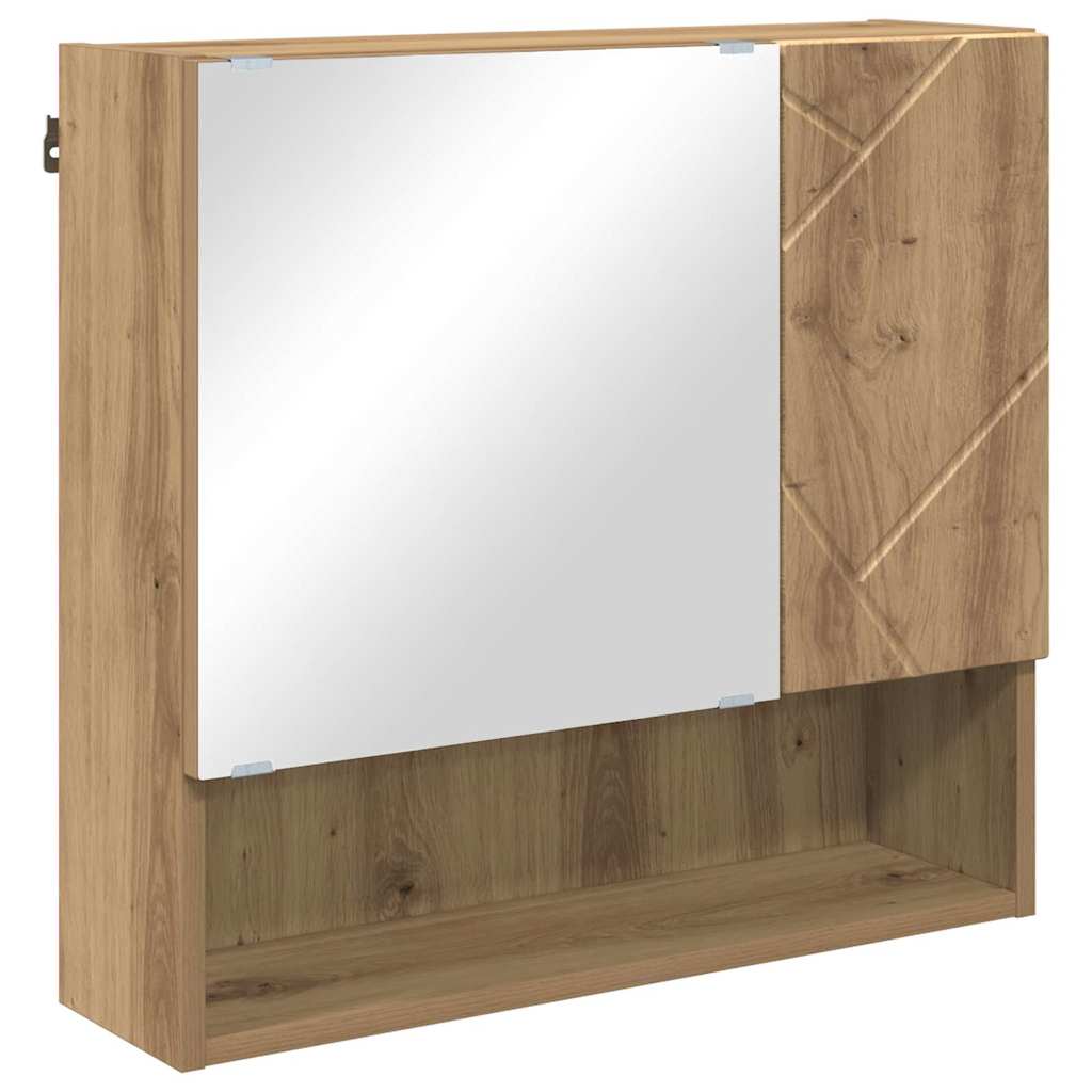 Set di mobili per il bagno 5 pz Rovere artigianale | homemem39