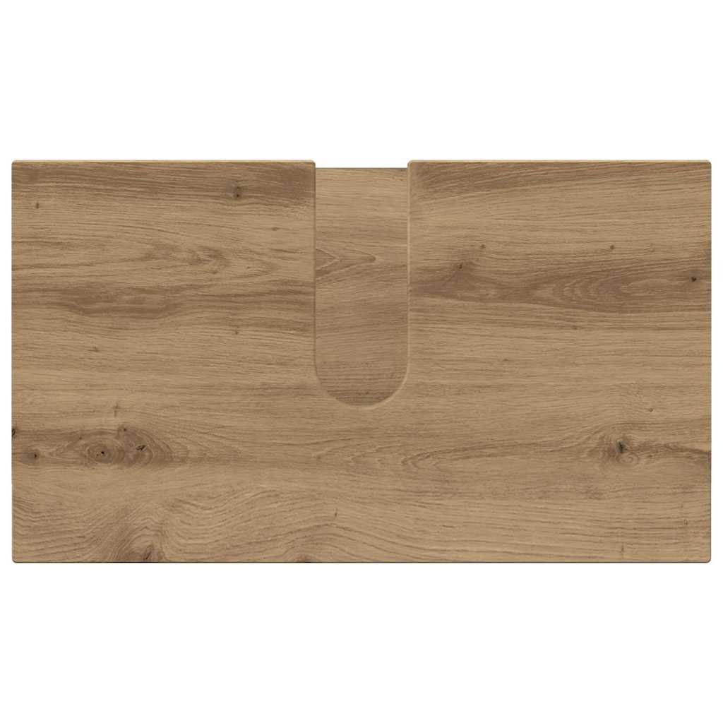 Set di mobili per il bagno 5 pz Rovere artigianale | homemem39