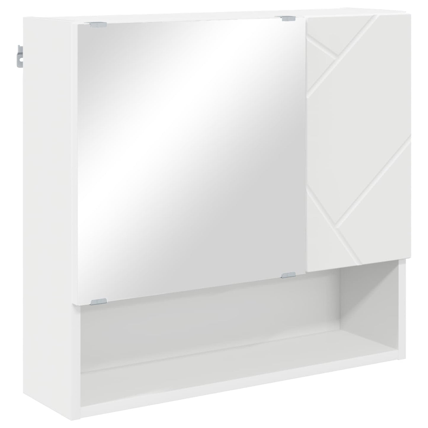 Set di mobili per il bagno con cassetto con porta 5 pcs Bianco | homemem39