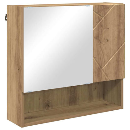 Set di mobili per il bagno 5 pz Rovere artigianale | homemem39