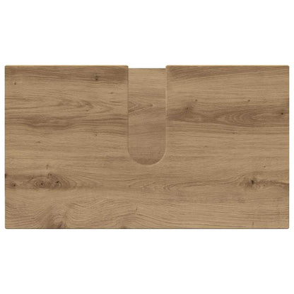 Set di mobili per il bagno 5 pz Rovere artigianale | homemem39