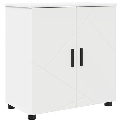 Set di mobili per il bagno Montaggio a parete 4 pcs Bianco | homemem39