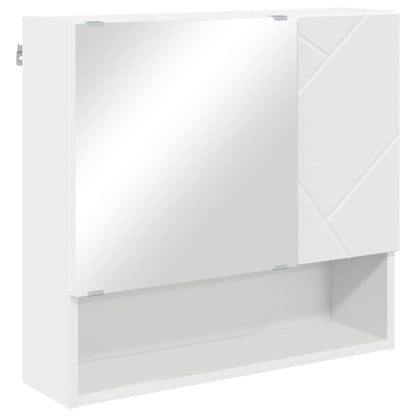 Set di mobili per il bagno Montaggio a parete 4 pcs Bianco | homemem39