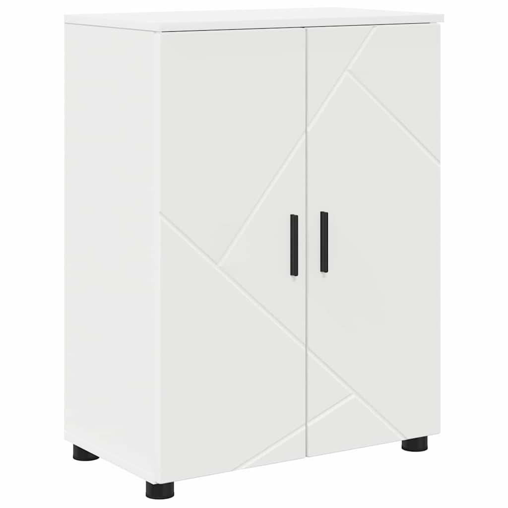 Set di mobili per il bagno Montaggio a parete 4 pcs Bianco | homemem39