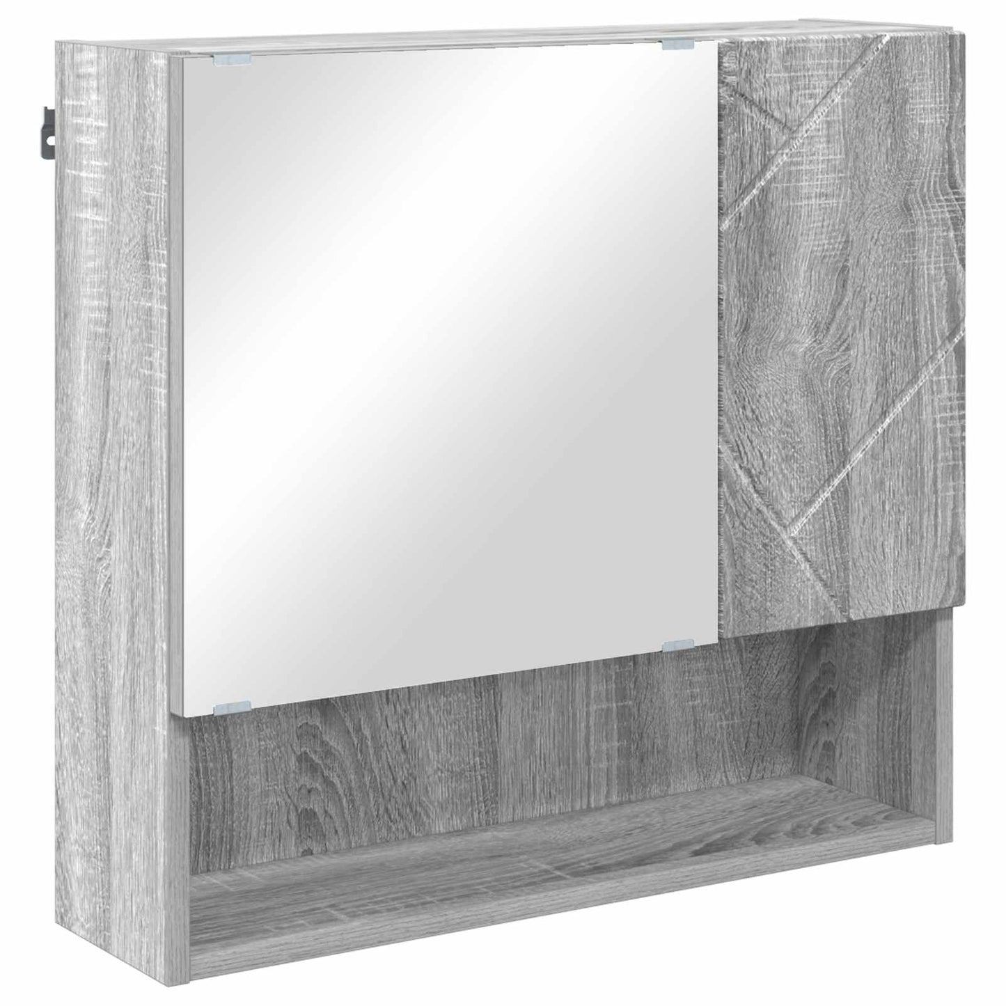 Set di mobili per il bagno 4 pz Grigio Sonoma 61 x 35 x 64 cm | homemem39