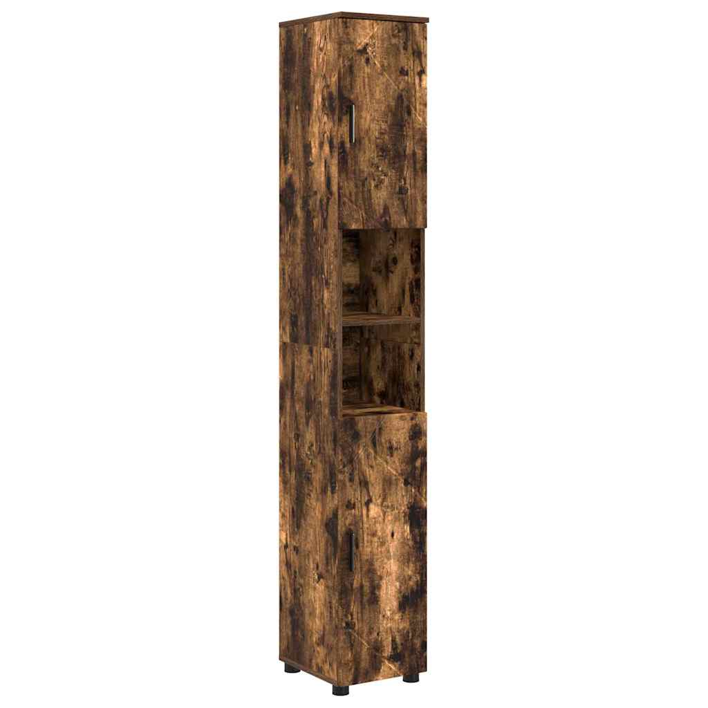 Set di mobili per il bagno 5 pz Rovere fumé 35 x 30 x 192 cm | homemem39