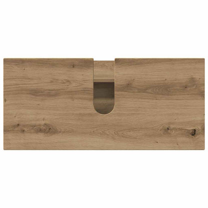 Set di mobili per il bagno 5 pz Rovere artigianale | homemem39