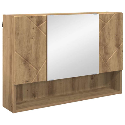 Set di mobili per il bagno 5 pz Rovere artigianale | homemem39