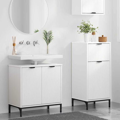 Set di mobili per il bagno 2 pz Bianco 39,5 x 36 x 88 cm | homemem39