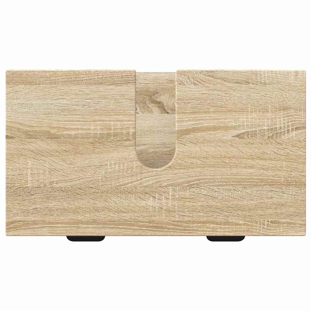 Set di mobili per il bagno con cassetto 2 pcs Rovere Sonoma | homemem39