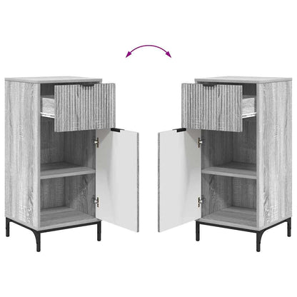 Set di mobili per il bagno 2 pz Grigio Sonoma 39,5 x 36 x 88 cm