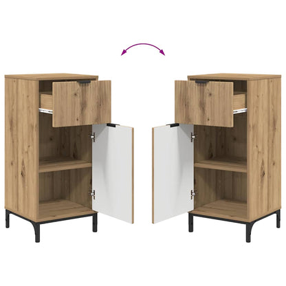 Set di mobili per il bagno 2 pz Rovere artigianale | homemem39