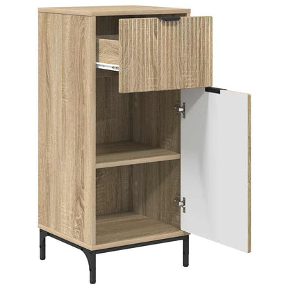 Set di mobili per il bagno con cassetto 3 pcs rovere sonoma | homemem39