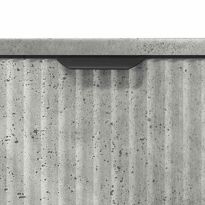Set di mobili per il bagno con cassetto 3 pcs Grigio cemento | homemem39