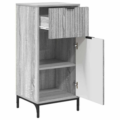 Set di mobili per il bagno con cassetto 3 pcs Grigio sonoma | homemem39