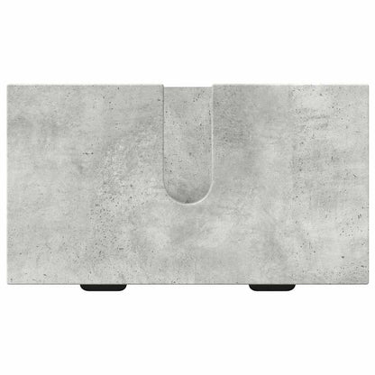 Set di mobili per il bagno con cassetto Grigio cemento | homemem39