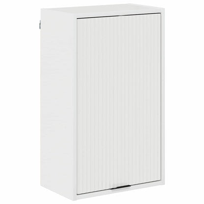 Set di mobili per il bagno con cassetto con porta Bianco Lucido | homemem39