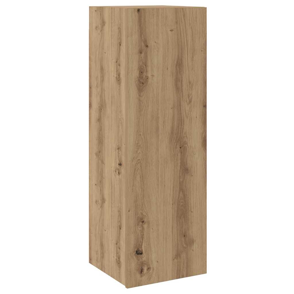 Set mobile TV 7 pz Rovere artigianale Legno ingegnerizzato | homemem39