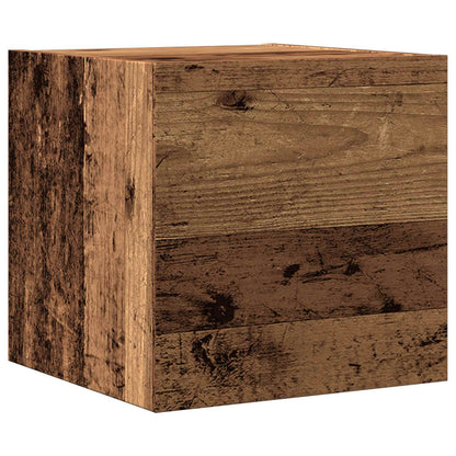 Mobile TV da Parete 4 pcs Legno vecchio 80 x 30 x 30.5 cm