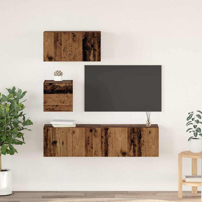 Set mobile TV 4 pcs Legno vecchio 60 x 30 x 30 cm