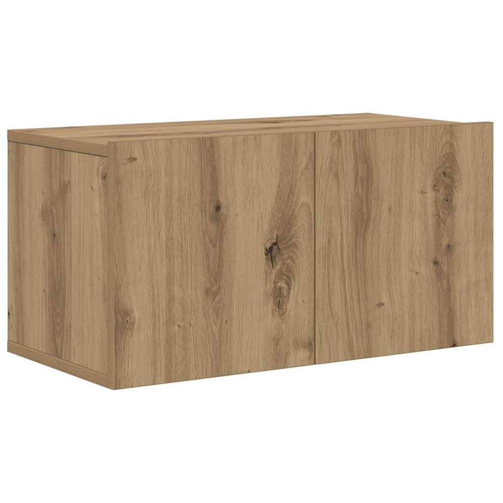 Set mobile TV 8 pz Rovere artigianale Legno ingegnerizzato