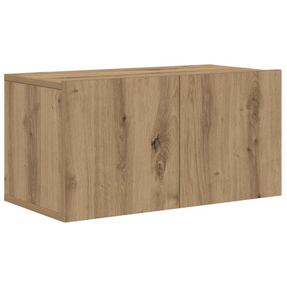 Set mobile TV 8 pz Rovere artigianale Legno ingegnerizzato