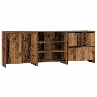 Sideboards 3 pcs Legno vecchio 70 x 41 x 75 cm - homemem39