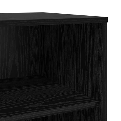Credenza 3 pcs Rovere Nero 70 x 41 x 75 cm Legno multistrato