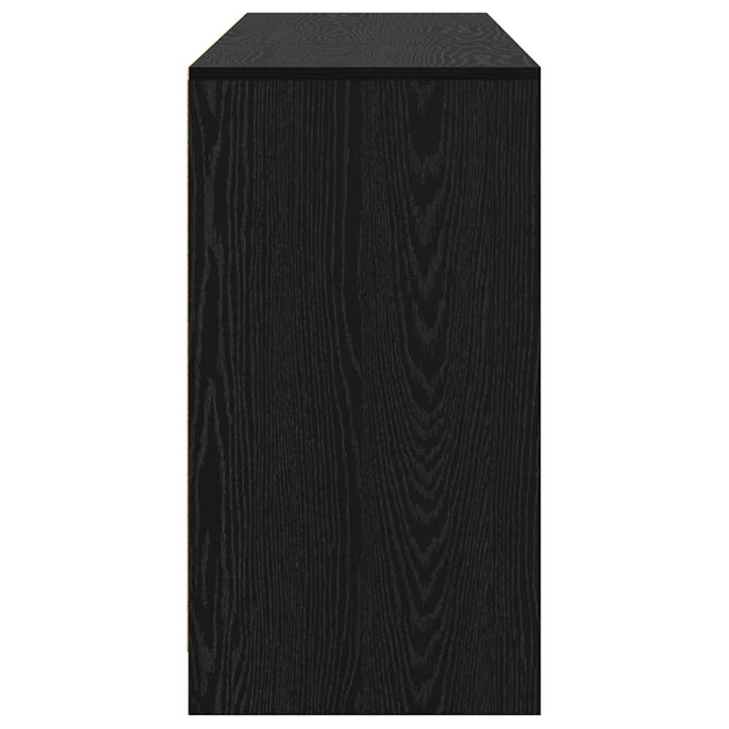 Credenza 3 pcs Rovere nero 70 x 41 x 75 cm Legno multistrato - homemem39