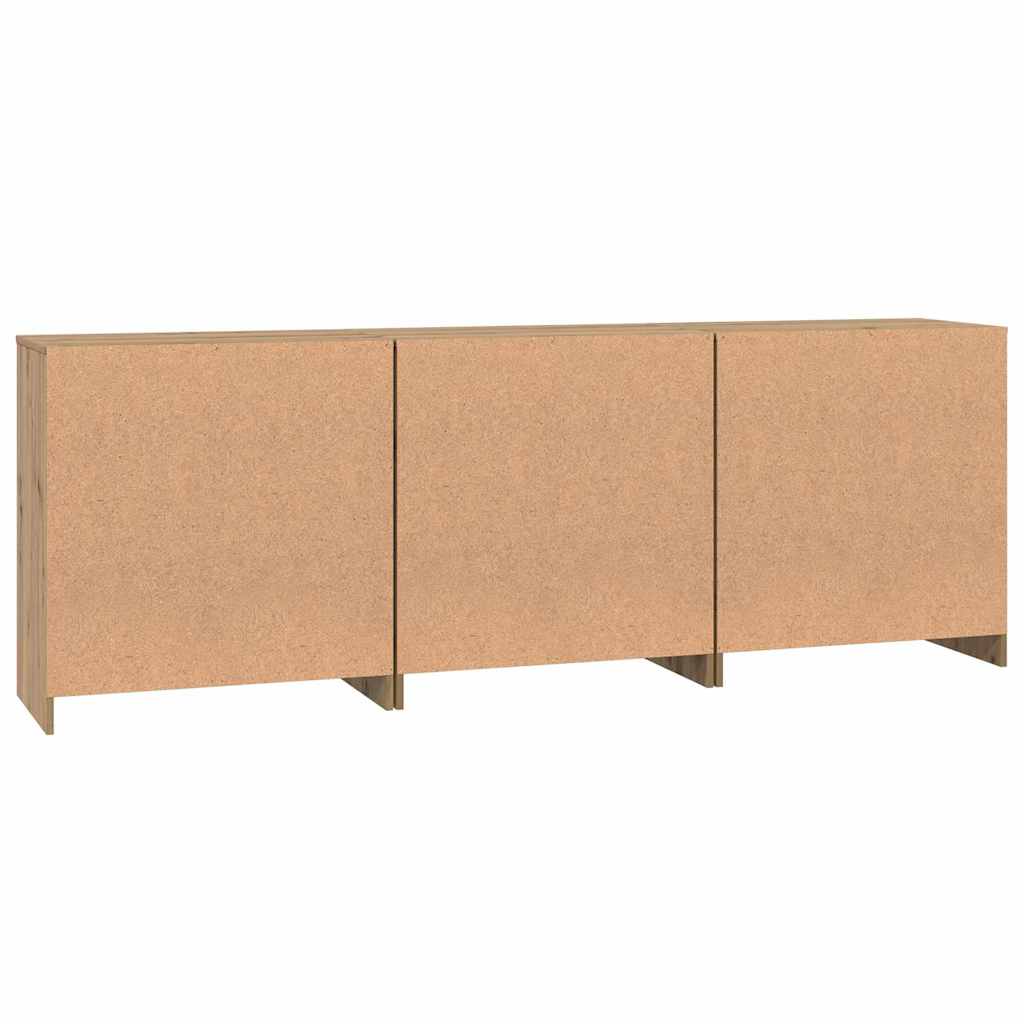 Sideboards 3 pcs rovere artigianale 70 x 41 x 75 cm - homemem39
