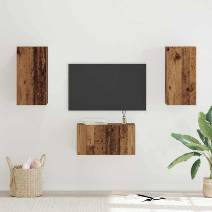 Set mobile TV 3 pcs Legno vecchio 60 x 30 x 30 cm