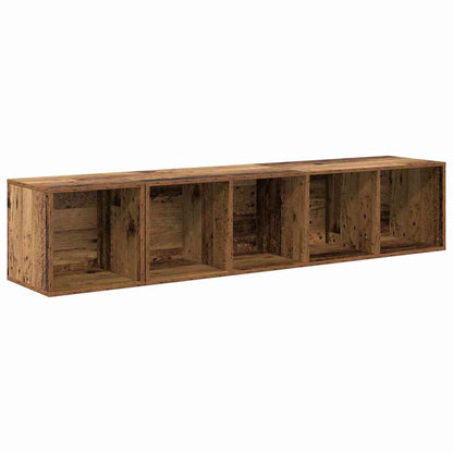 Set di mobili TV 2 pcs Legno antico 37 x 37 x 142.5 cm