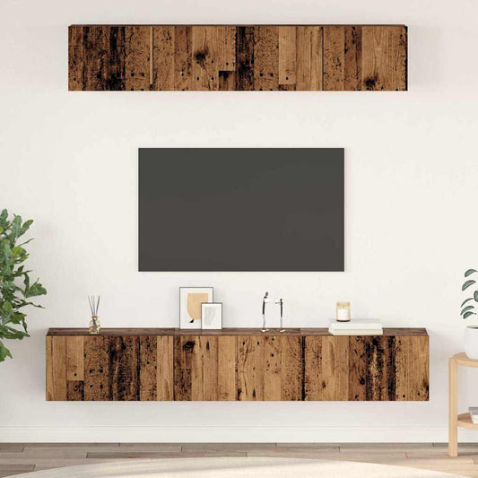 Set mobile TV 5 pcs Legno vecchio 100 x 30 x 30 cm