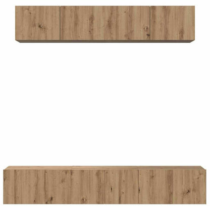 Set mobile TV 5 pcs rovere artigianale 100 x 30 x 30 cm