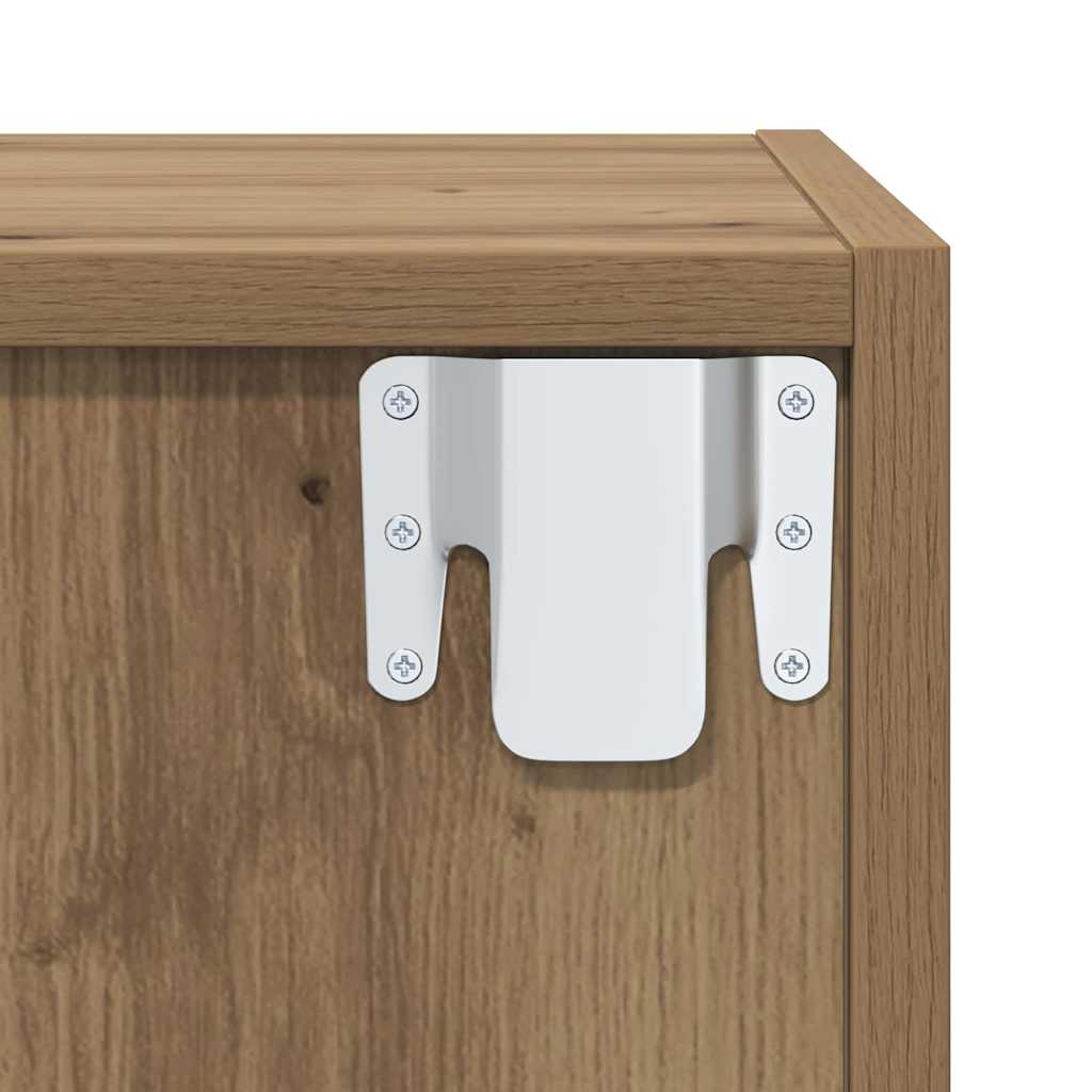 Set mobile TV 4 pcs Rovere artigianale Legno multistrato