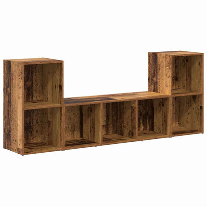 Mobile TV 3 pcs Marrone 107 x 35 x 37 cm Legno multistrato