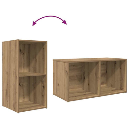Mobile TV 3 pcs Marrone 107 x 35 x 37 cm Legno multistrato