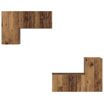 Set mobile TV 4 pcs Legno vecchio 60 x 30 x 30 cm