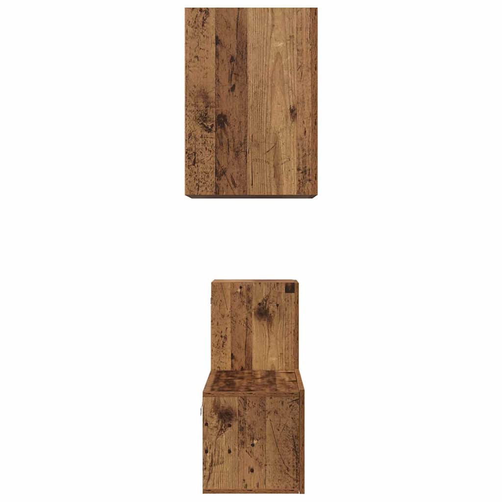 Set mobile TV 4 pcs Legno vecchio 60 x 30 x 30 cm