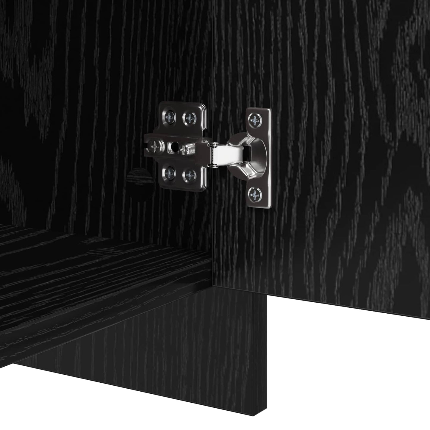 Credenza 2 pcs Rovere Nero 70 x 41 x 75 cm Legno multistrato | homemem39