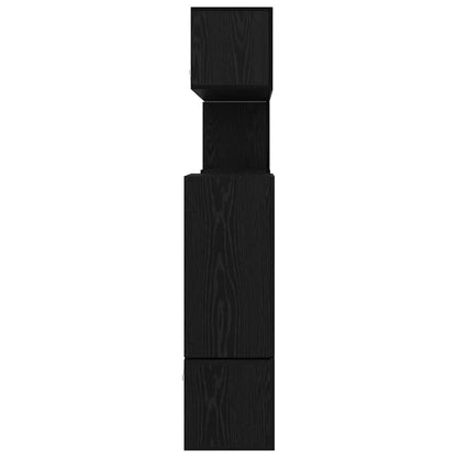 Set mobile TV 10 pcs Rovere Nero Legno multistrato | homemem39