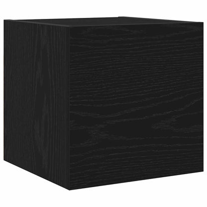 Set mobile TV 8 pcs Rovere Nero Legno multistrato | homemem39