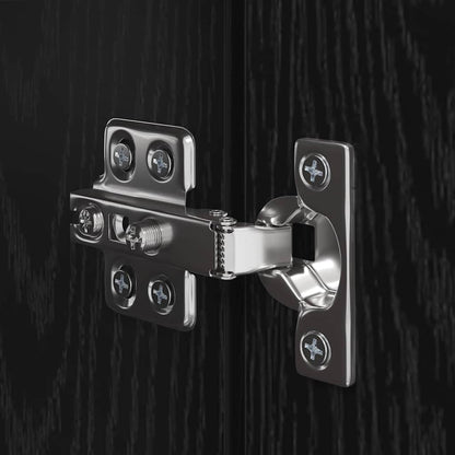 Set mobile TV 8 pcs Rovere nero 80 x 30 x 30.5 cm