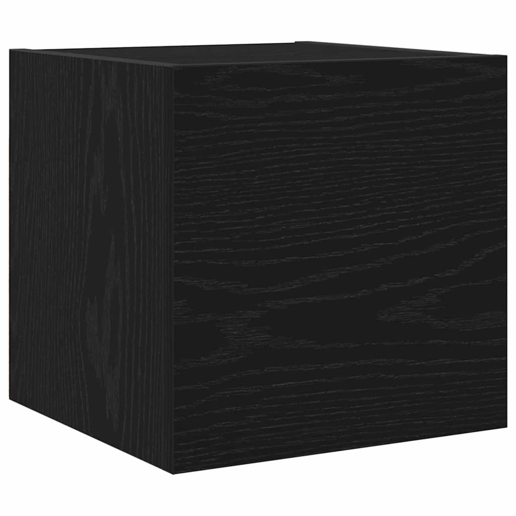 Set mobile TV 5 pcs Rovere Nero Legno multistrato | homemem39