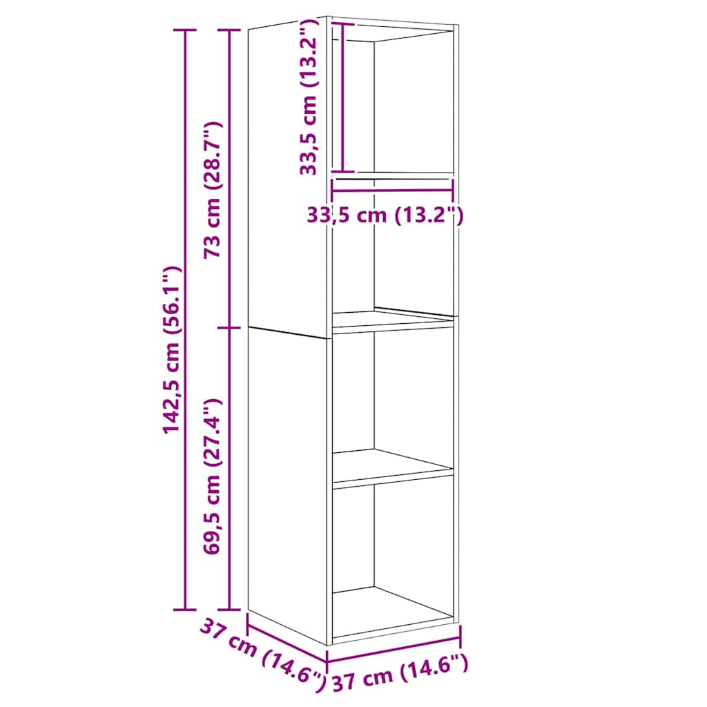 Set di mobili TV 2 pcs Legno vecchio Legno multistrato