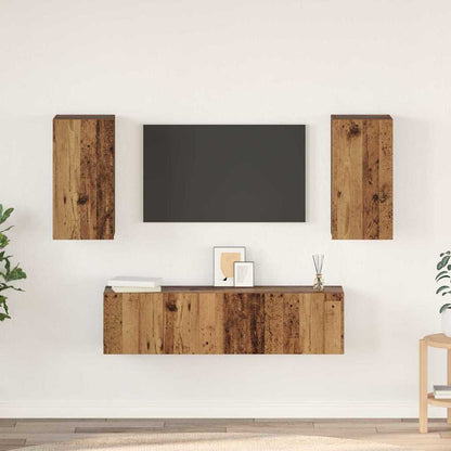 Set mobile TV 4 pcs Legno vecchio 60 x 30 x 30 cm