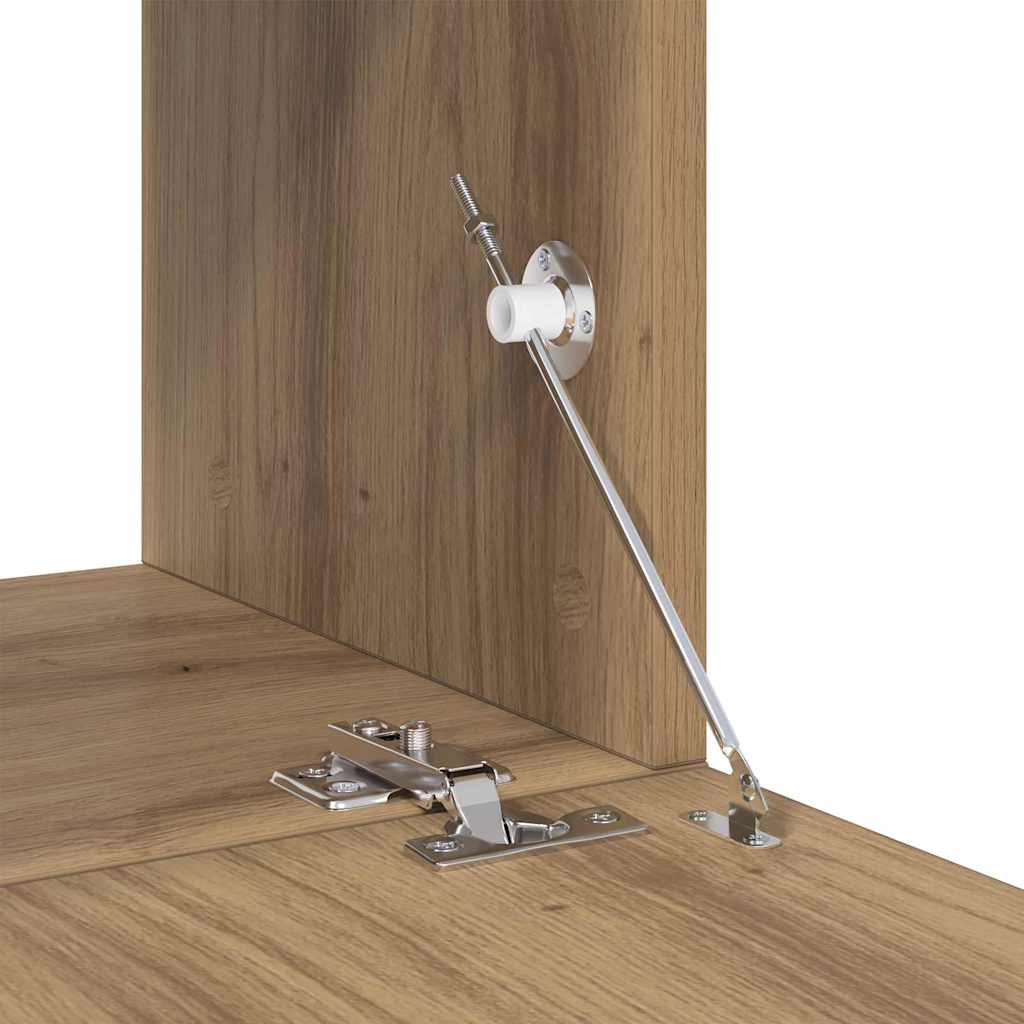 Set mobile TV 2 pcs Rovere artigianale Legno multistrato | homemem39
