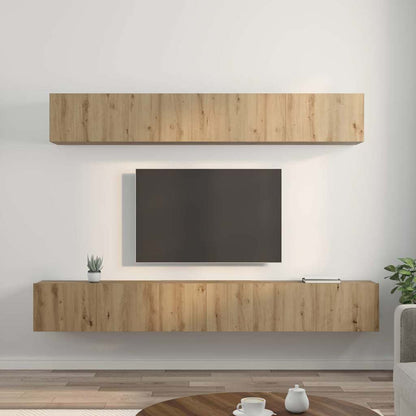 Set di mobili TV 5 pcs rovere artigianale Legno multistrato
