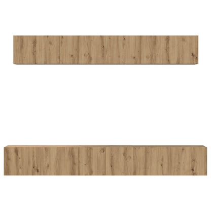 Set di mobili TV 5 pcs rovere artigianale Legno multistrato